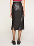 Faux leather midi skirt image number 1