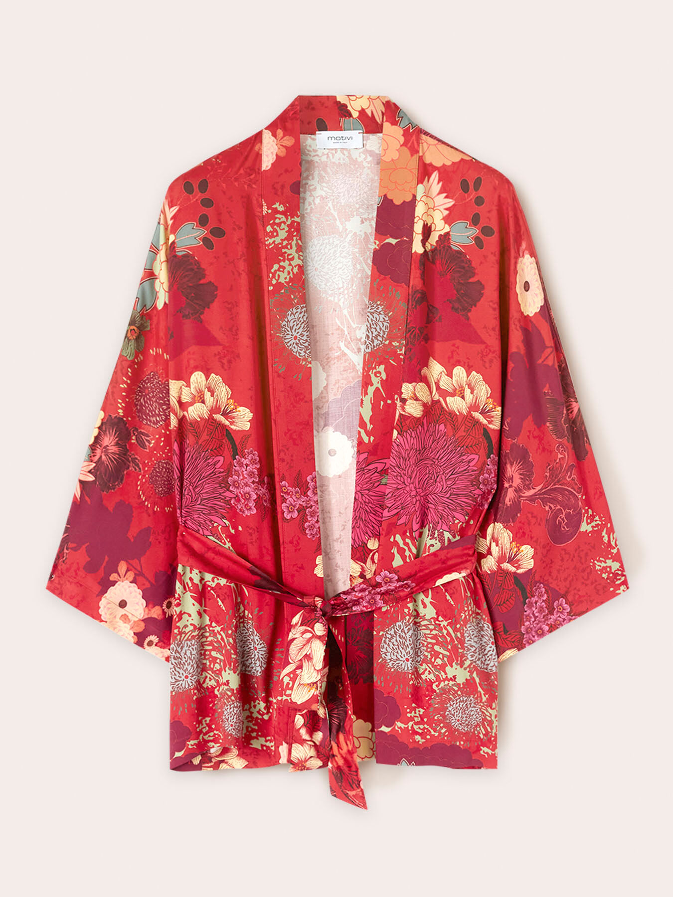 Floral pattern kimono image number 4