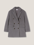Zweireihiger Oversize-Mantel aus Wollstoff image number 4