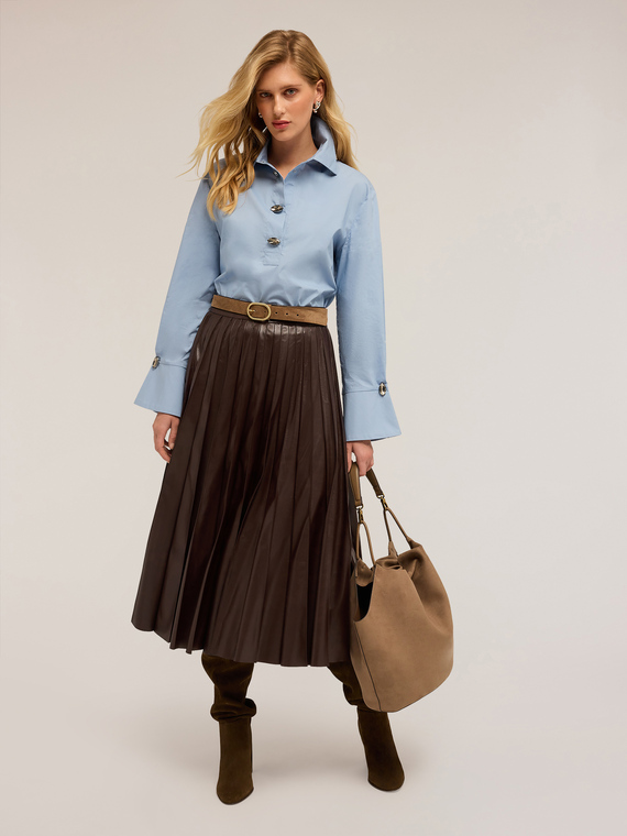 Camicia over con pietre