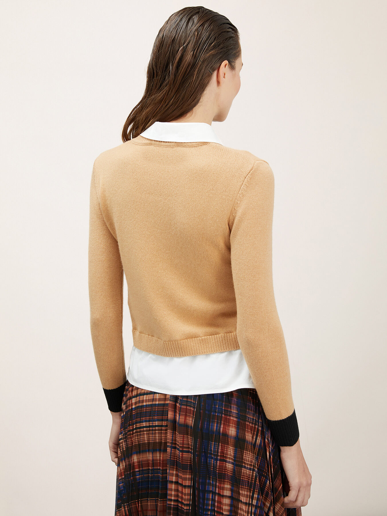 Pullover mit Hemdkragen image number 1