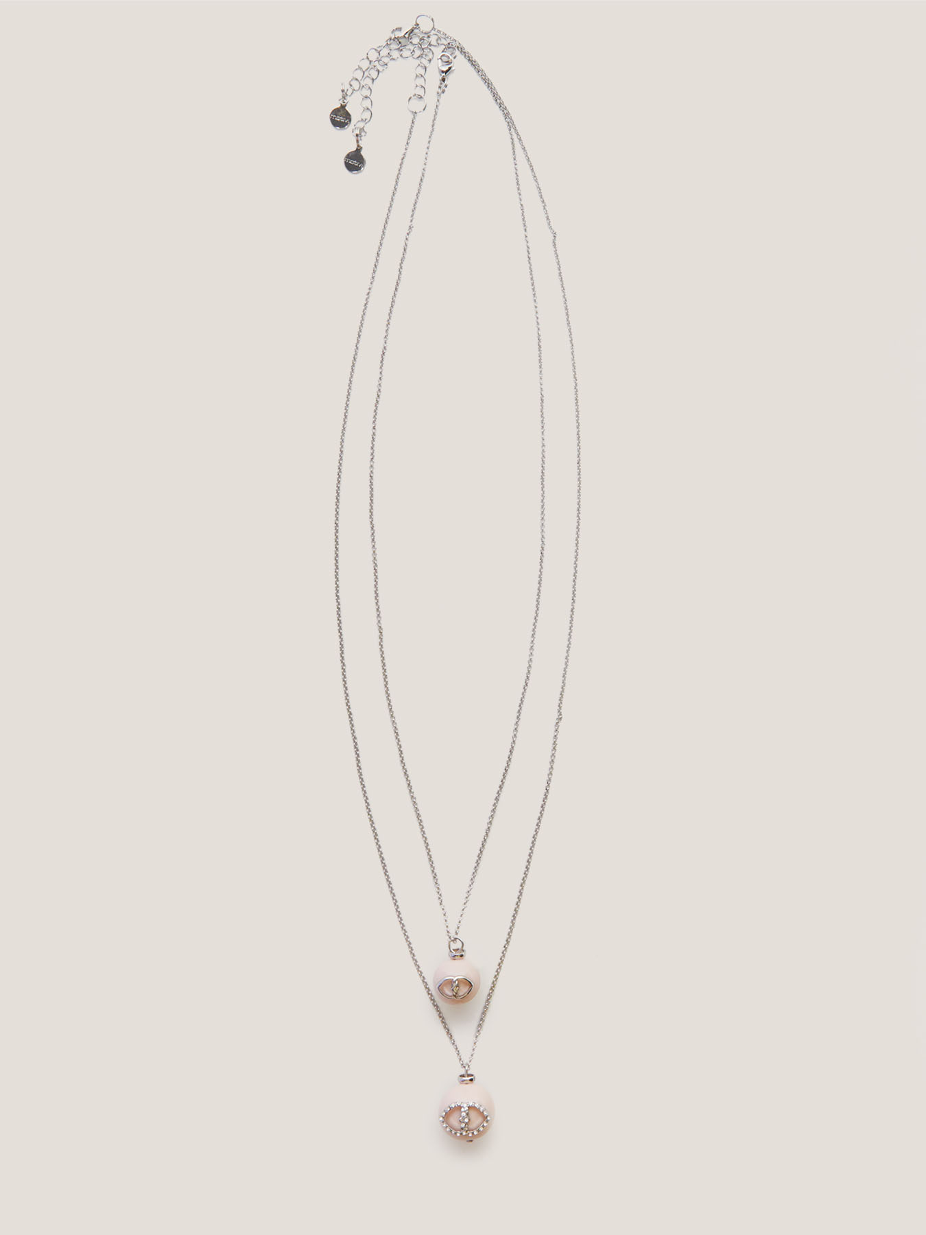 Collane lunghe con boule Double Love image number 0