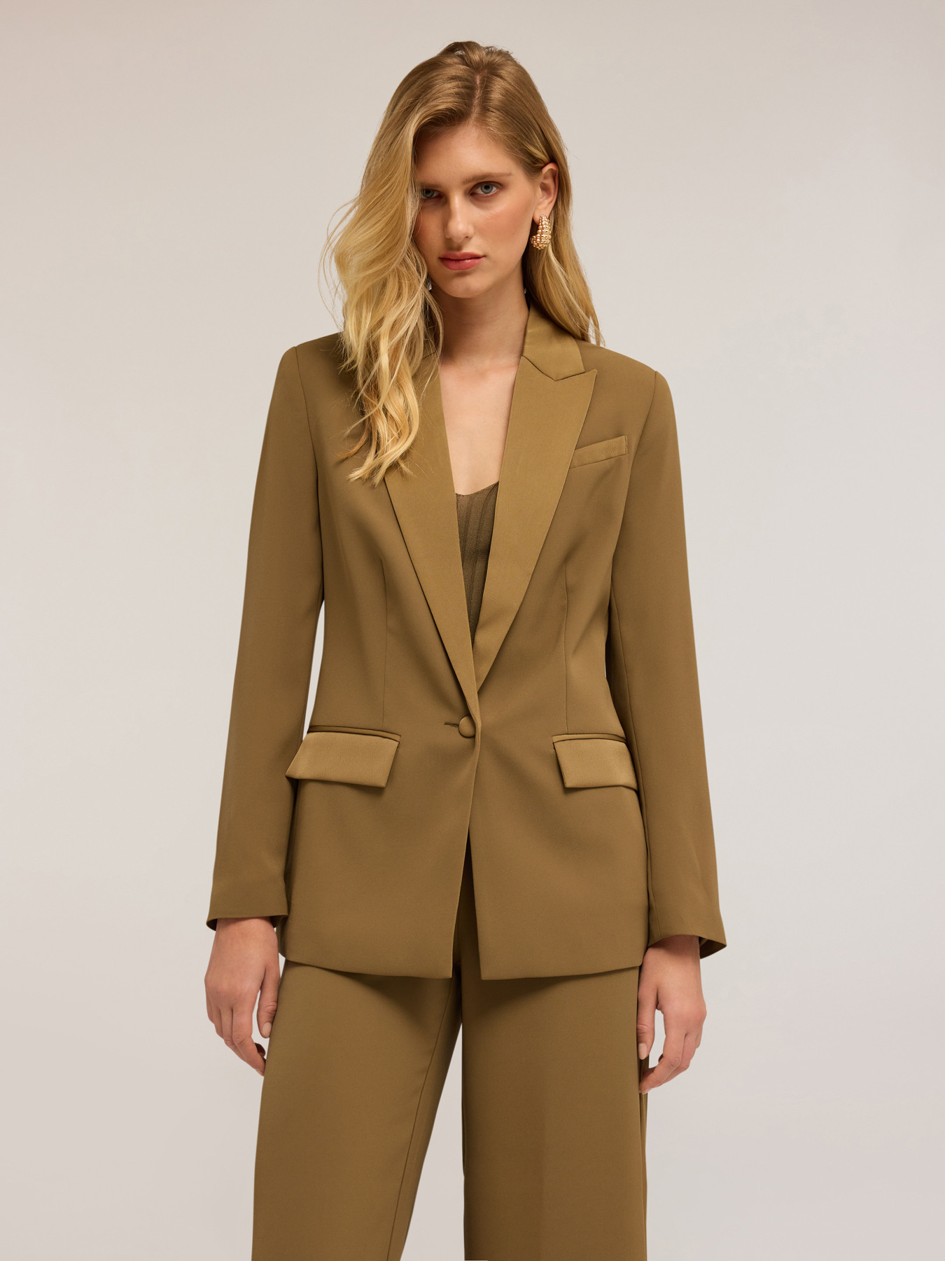 Blazer aus Envers-Satin image number 0