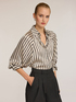 Camicia a righe con maniche over image number 0