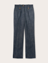 Jeans mit weitem Bein in geflammter Optik image number 4