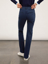 Pinstripe effect flare jeans image number 1