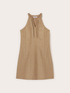 A-line mixed linen dress image number 4