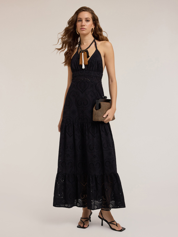 Sangallo lace maxi dress