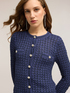 Cardigan en maille ajour&eacute;e image number 3