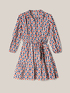 Kleid mit kleinem Kragen, geometrisches Muster image number 3