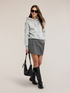 Closed hoodie with rhinestone embellishments image number 2