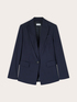 Single-breasted cady blazer image number 4