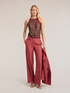 Top en tricot fin viscose flamm&eacute; image number 2