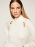 Turtleneck sweater with cut-out feature image number 2
