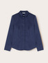 Poplin shirt with hidden buttons image number 4