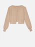 Cardigan corto effetto peluche image number 3