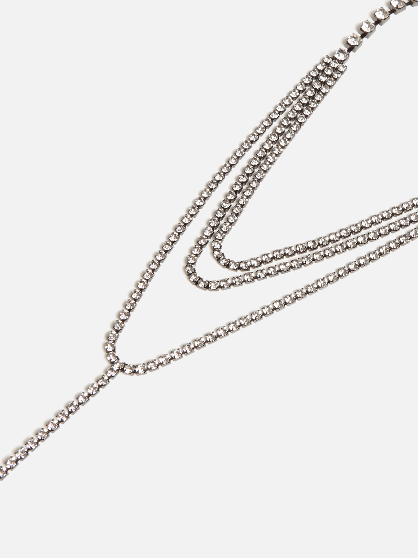 Collar de varios hilos con pedrer&iacute;a image number 1