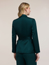 Fluid satin jacket with belt image number 1