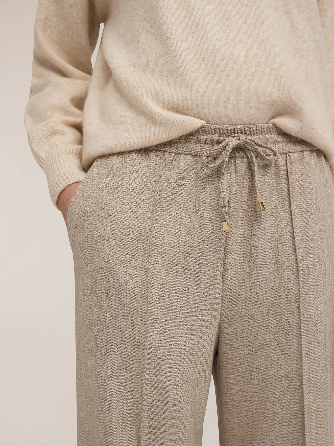 Palazzo-Hosen aus Flanell image number 3