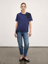 T-shirt en coton avec patch brod&eacute; image number 3
