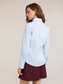 Chemise en popeline avec boutons cach&eacute;s image number 1