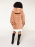 Cappotto in simil pelliccia con interno imbottito image number 1