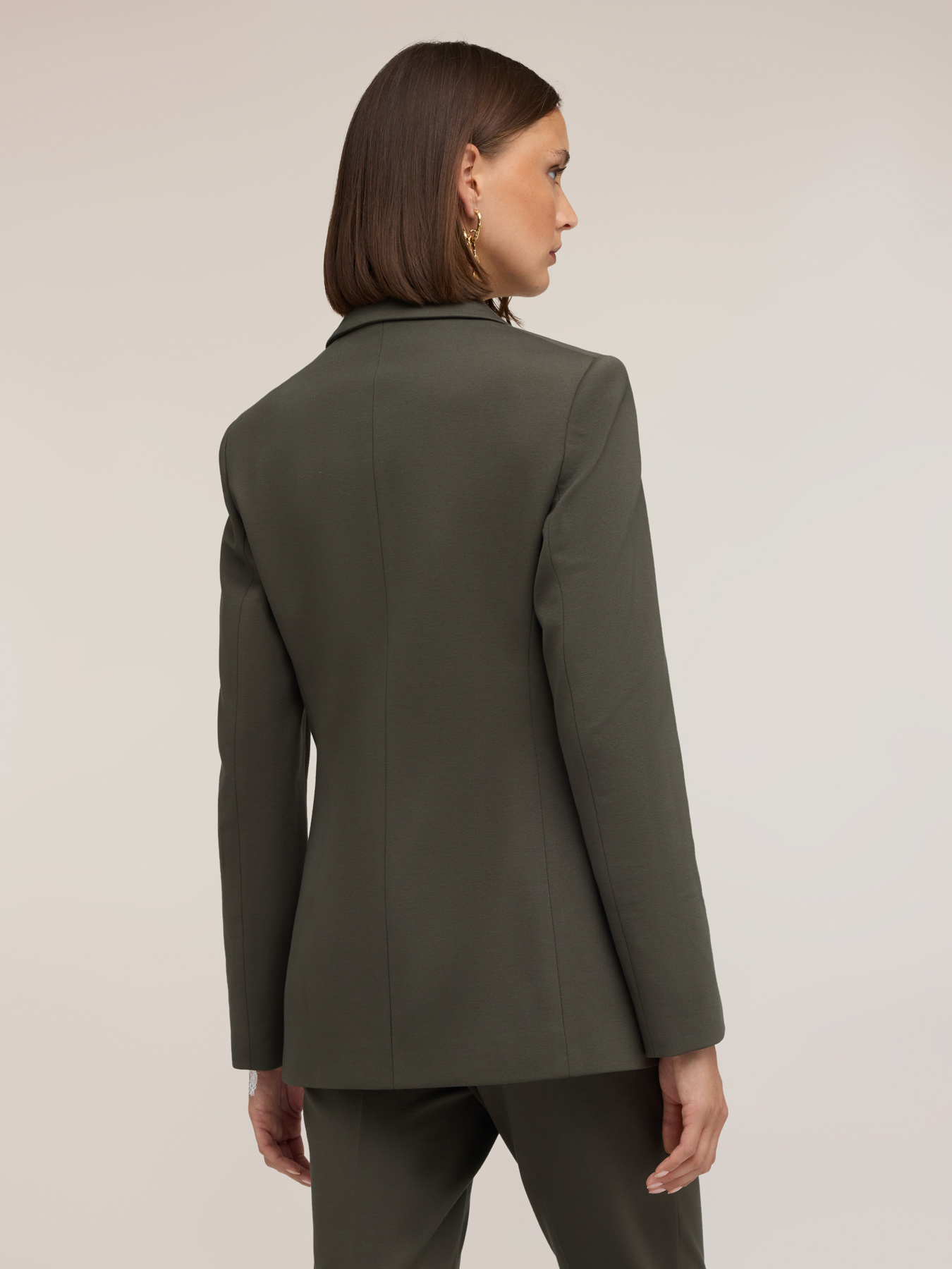Blazer monopetto in punto milano image number 1