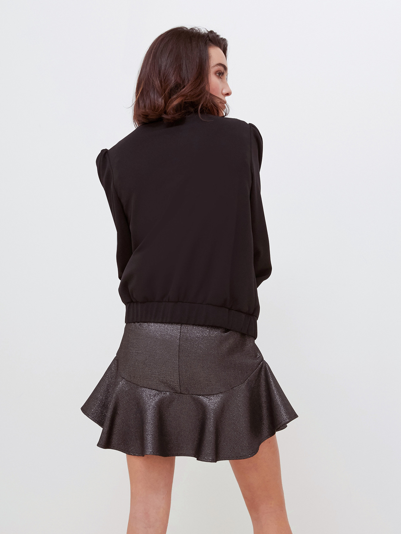 Bomberjacke aus Scuba-Stoff image number 1