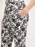 Regular floral pattern trousers image number 2