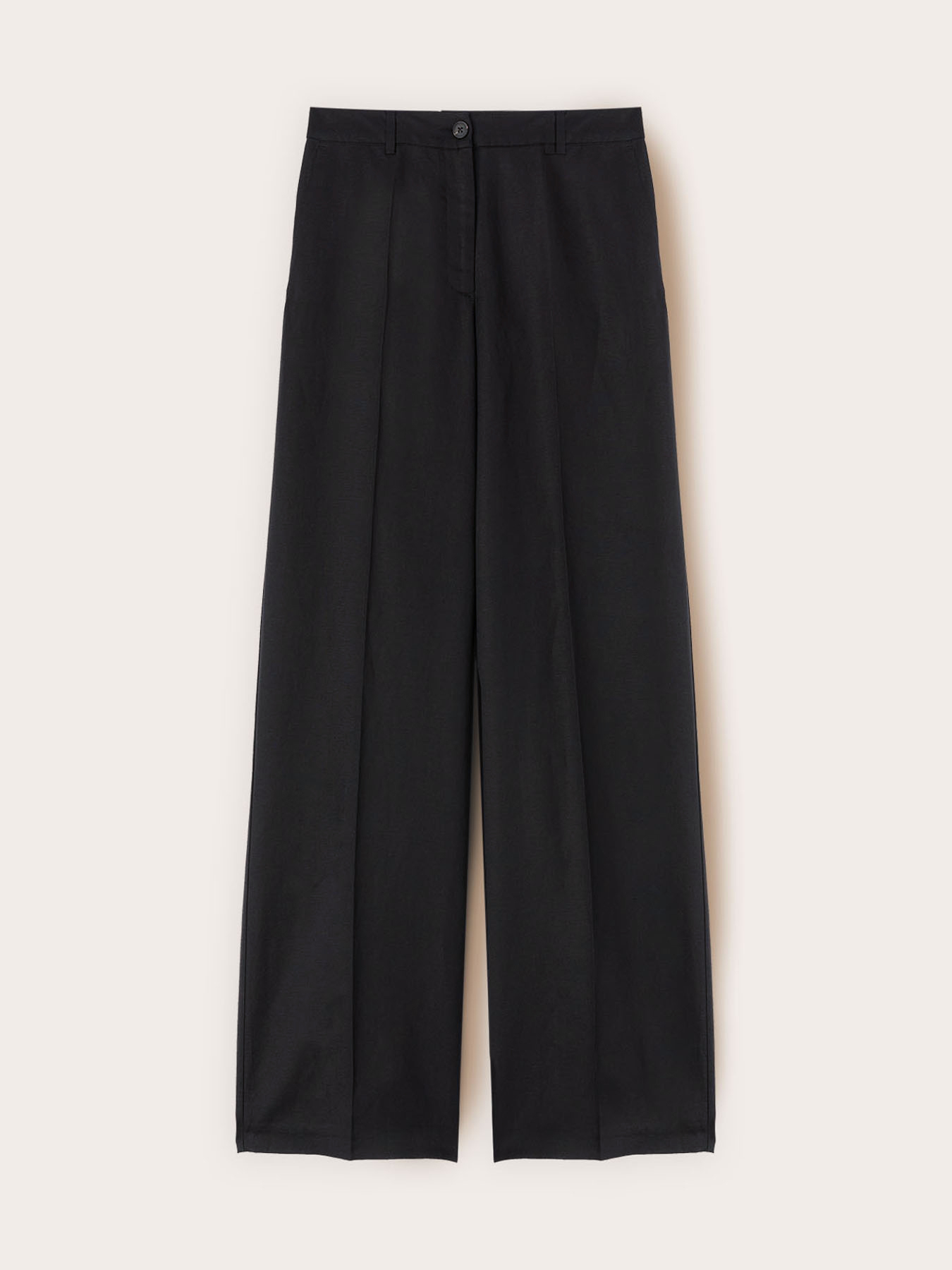 Palazzo-Hose aus Leinenmischung image number 3