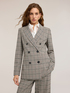 Structured Prince of Wales check blazer image number 0