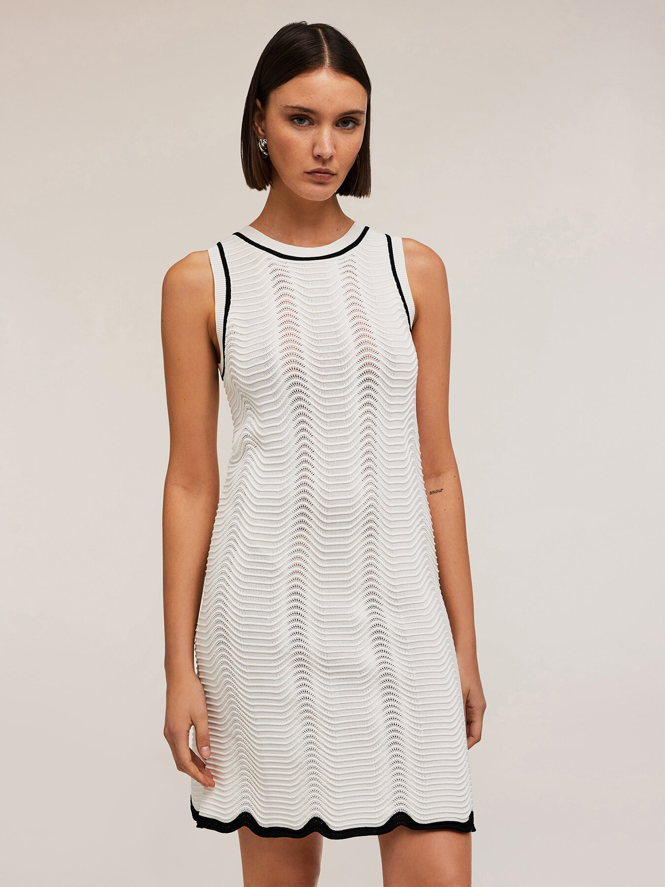 Vestito in maglia punto mosso image number 2