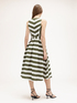 Striped midi dress image number 1