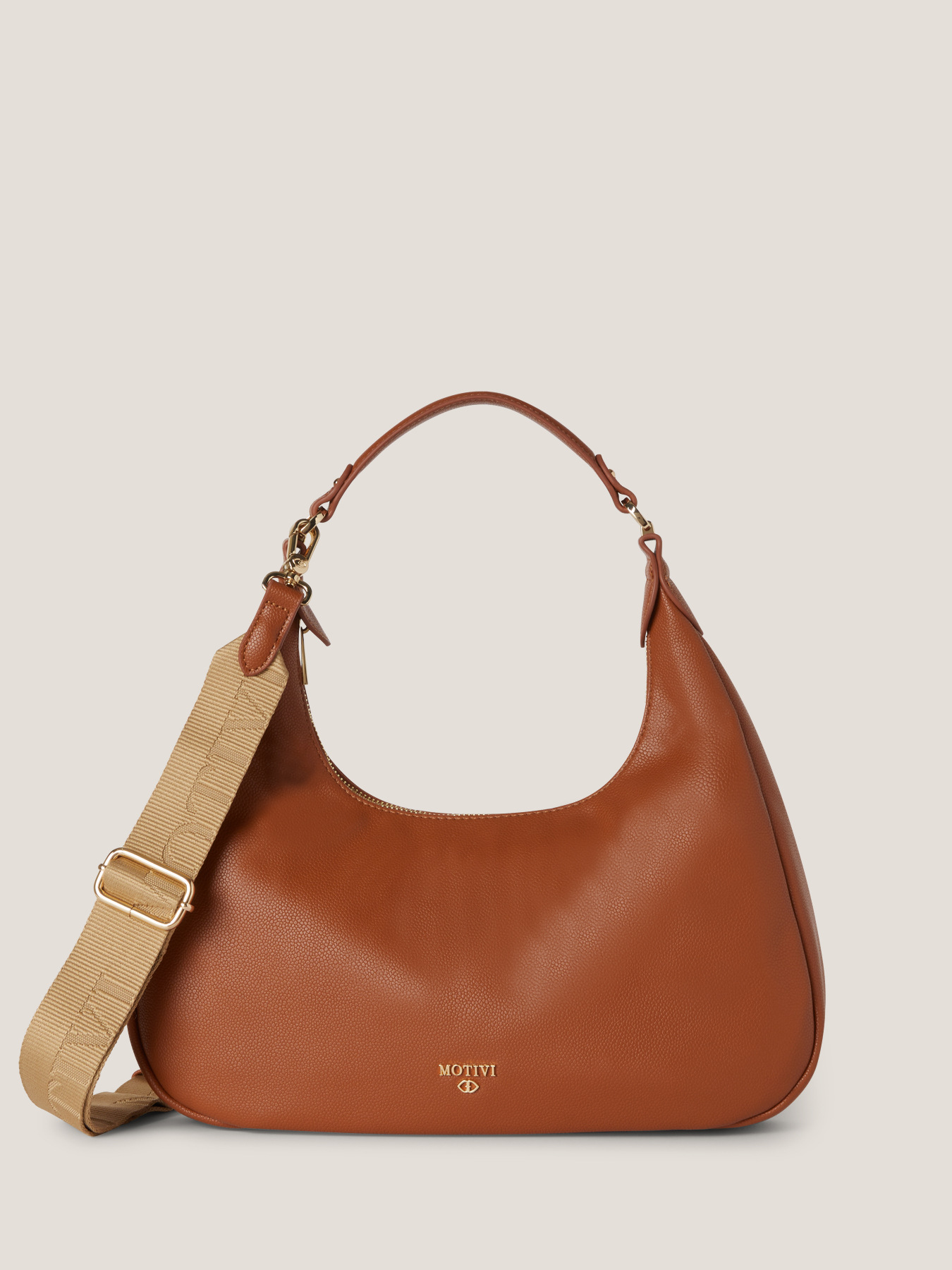 Sacca medium in tessuto spalmato liscio image number 0