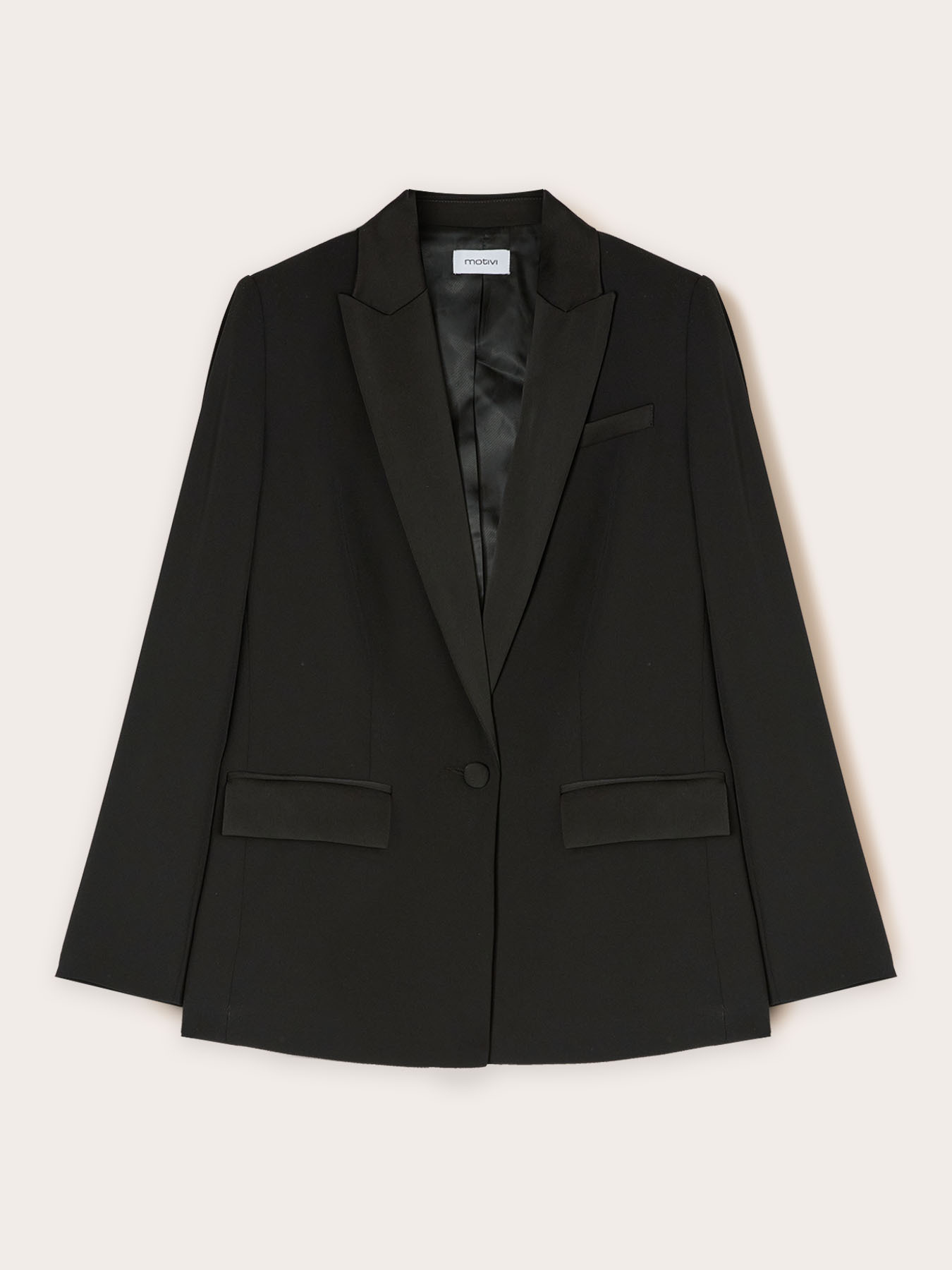 Blazer en satin envers image number 4