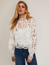 Blusa in pizzo macram&eacute; image number 0