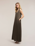 Oversized viscose satin dress image number 2