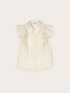 Muslin shirt with ruffles image number 4