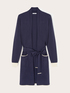 Long cardigan with belt image number 4