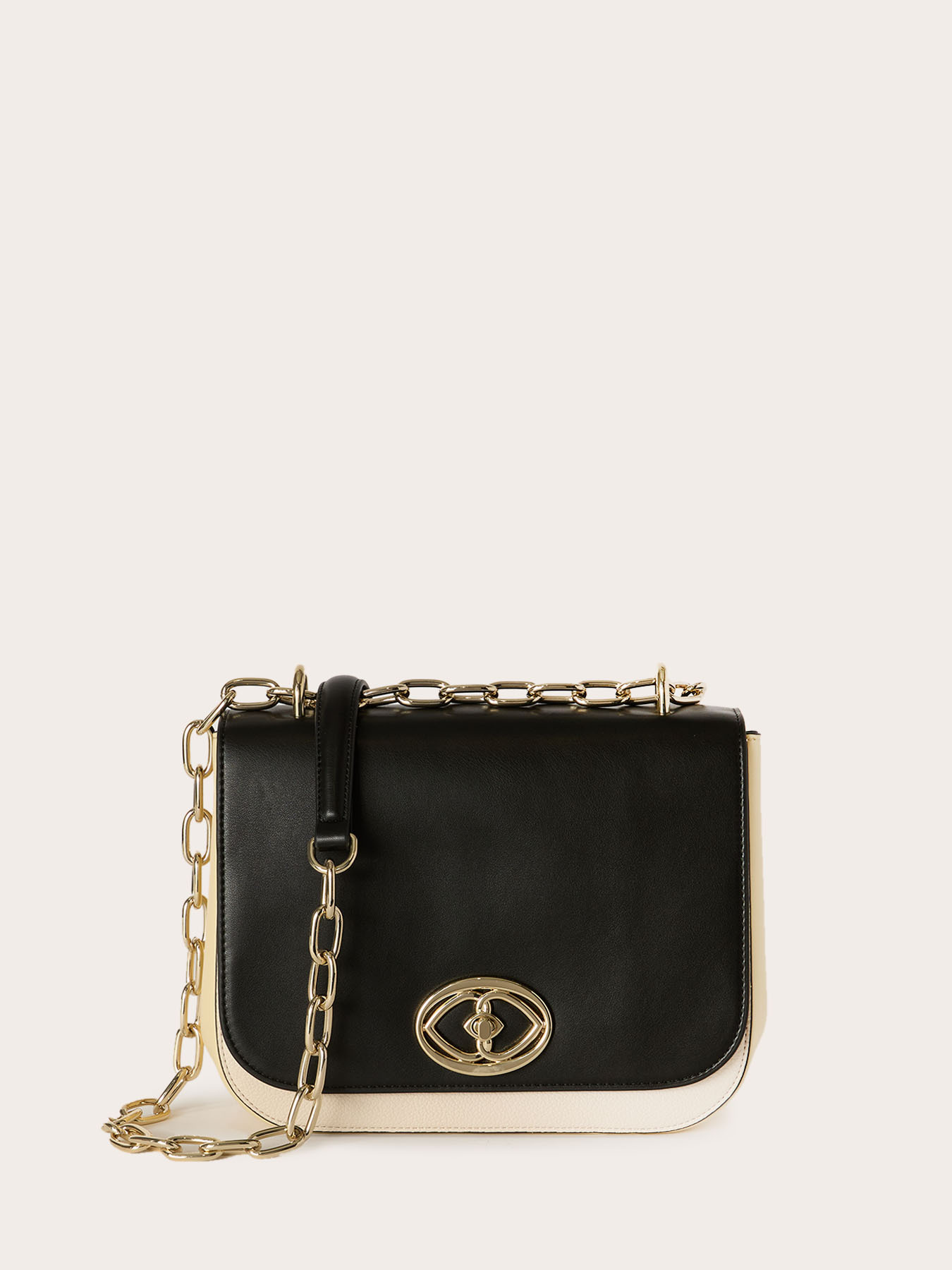 Mittelgro&szlig;e Tasche aus beschichtetem Stoff image number 1