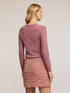 Cashmere sweater with ribbed sleeves image number 1