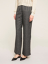 Check patterned palazzo trousers image number 0