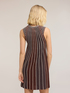 Robe ligne A en tricot pliss&eacute; image number 1