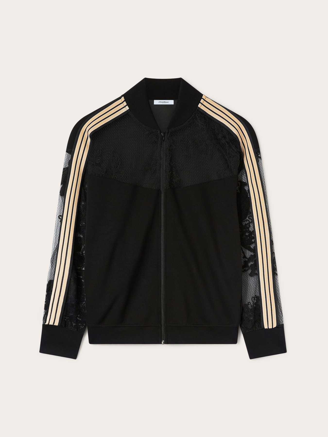 Offener Sweater mit Spitze image number 4