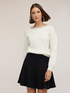 Rippstrickpullover aus Alpaka-Mix mit Steinbesatz image number 0