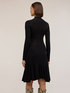 Ausgestelltes Kleid aus feinem Rippstrick image number 1