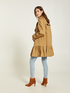 Trench coat with ruffled hem image number 2