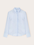 Chemise en popeline avec boutons cach&eacute;s image number 4