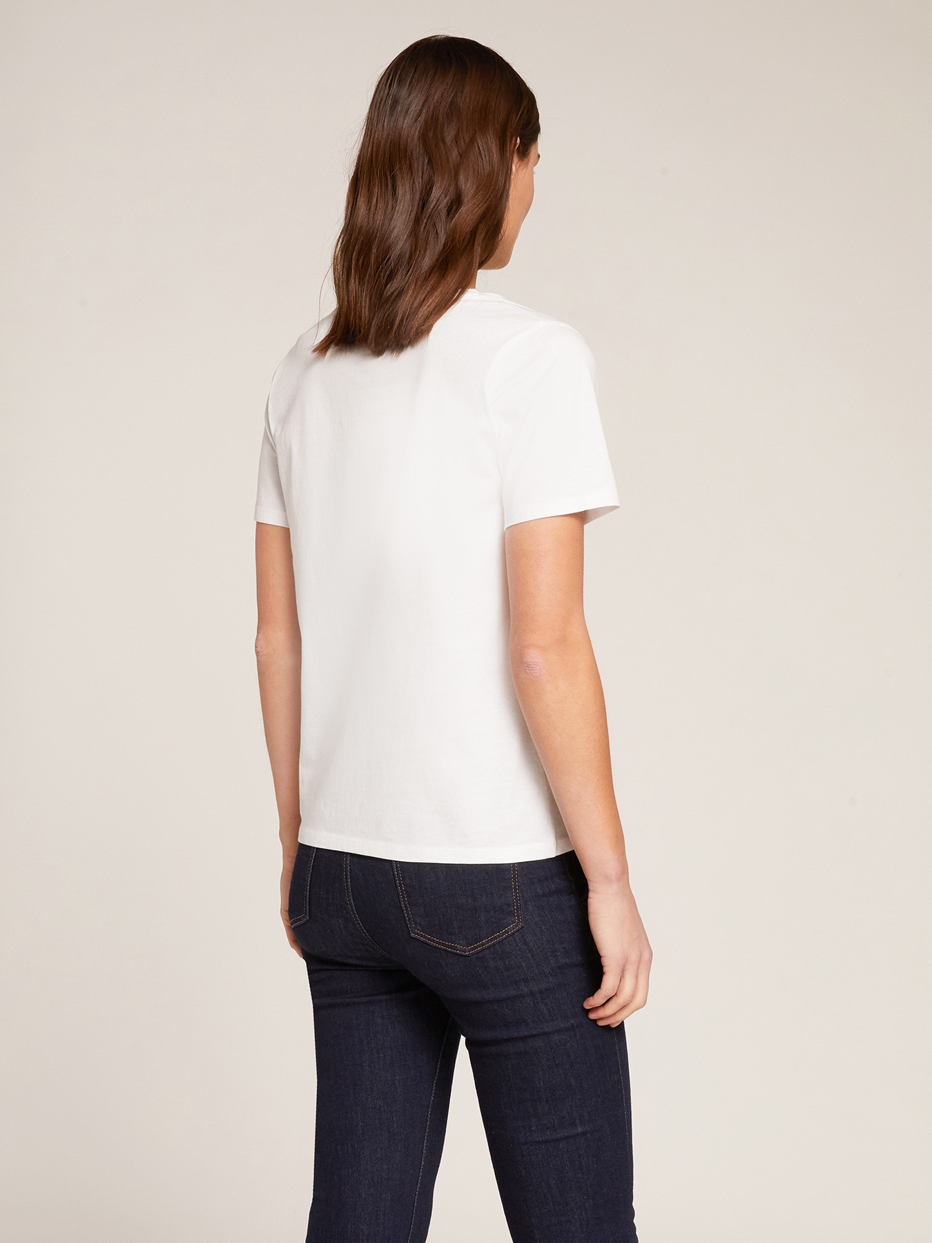 T-shirt with lettering and lamination image number 1