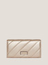 Portafoglio Continental in tessuto spalmato quilted image number 2